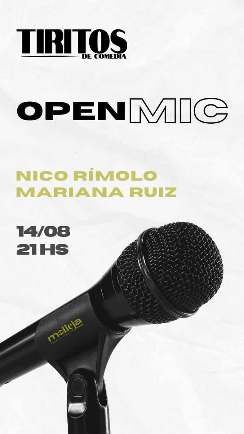 Tiritos de Comedia - Open Mic